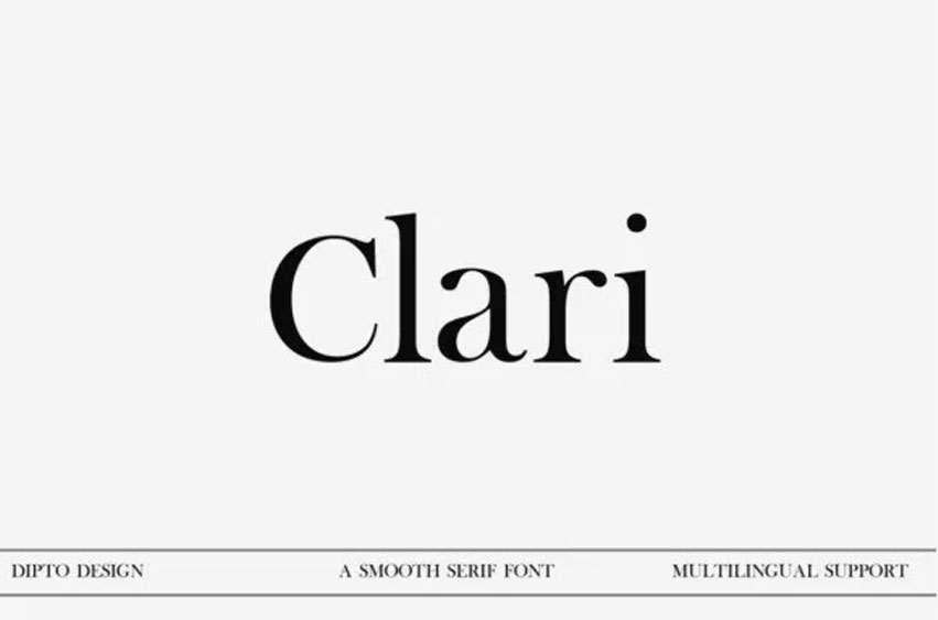 Clari Font