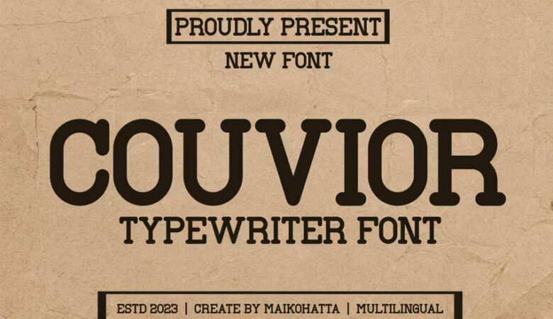 Couvior Font