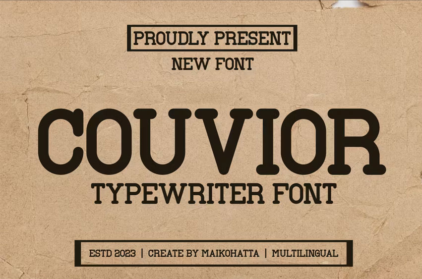 Couvior Font