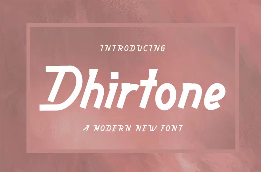 Dhirtone Font