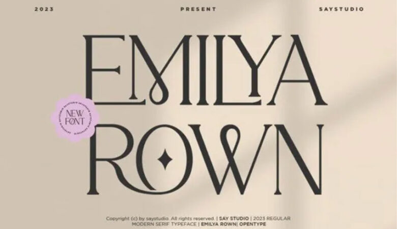 Emilya Rown Font