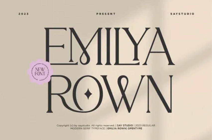 Emilya Rown Font