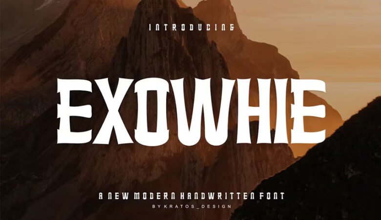 Exowhie Font