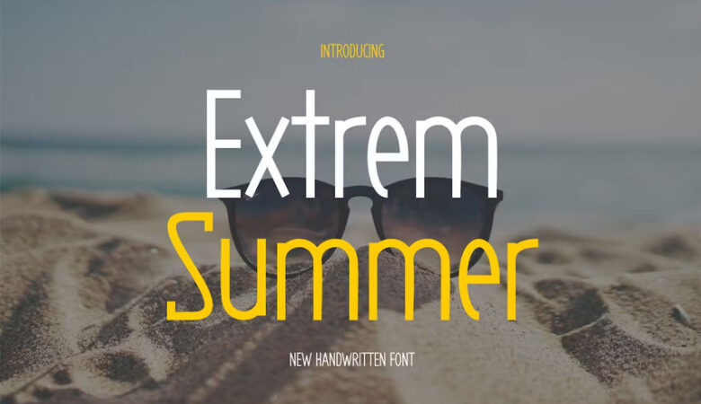 Extrem Summer Font