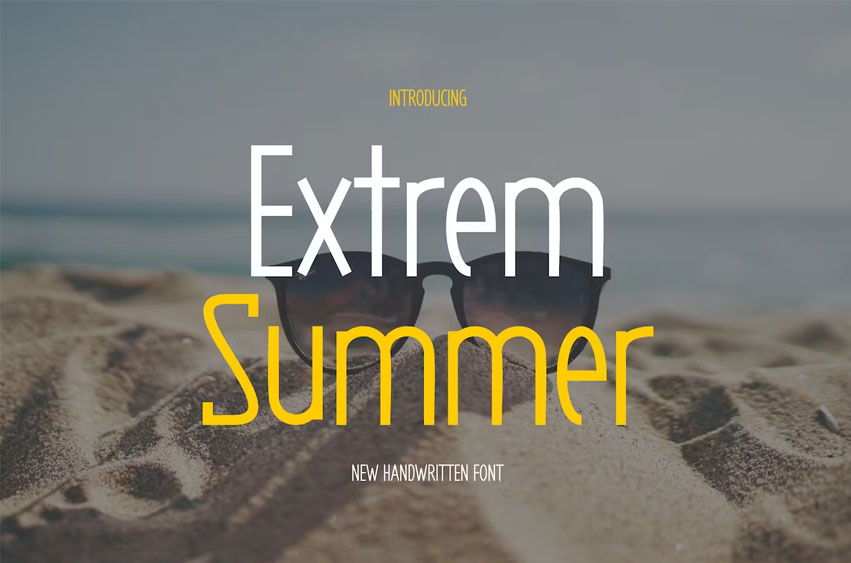 Extrem Summer Font