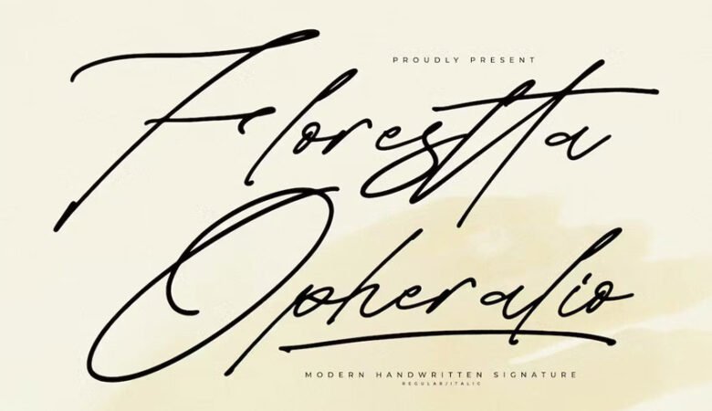 Florestta Opheralio Font