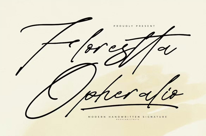 Florestta Opheralio Font