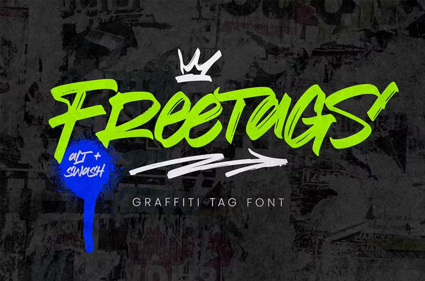 Freetags Font