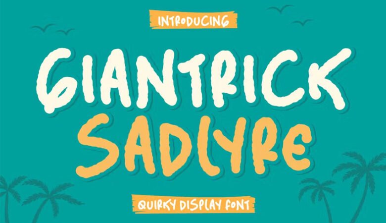 Giantrick Sadlyre Font