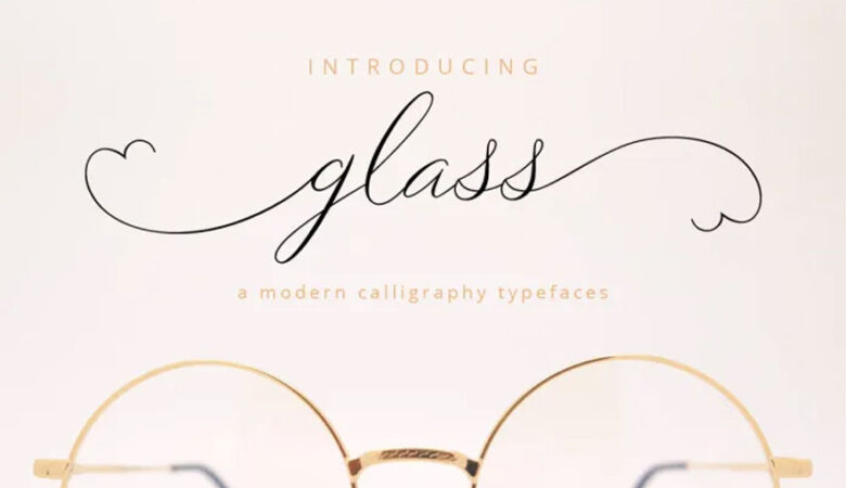 Glass Font