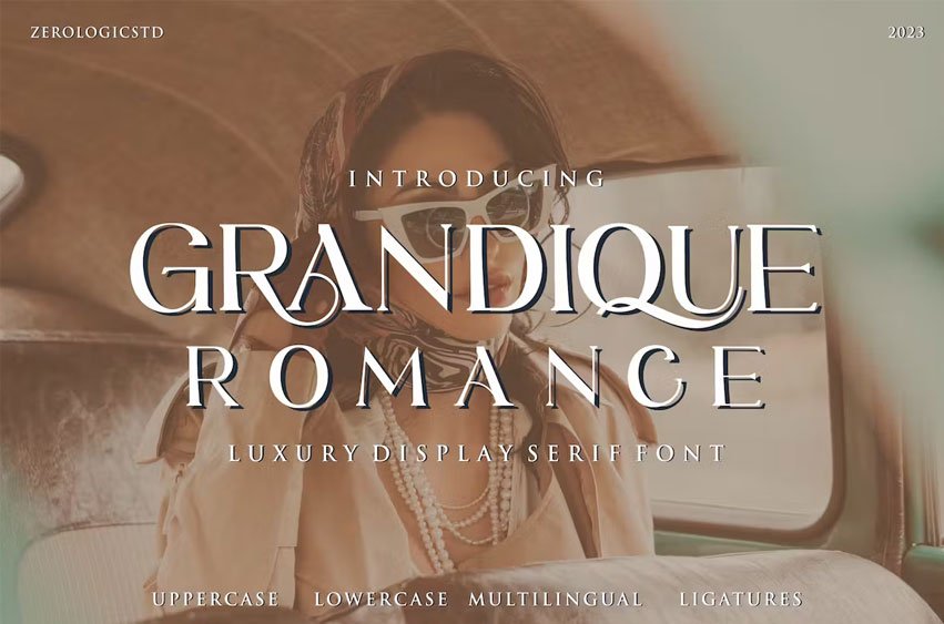 Grandique Romance Font