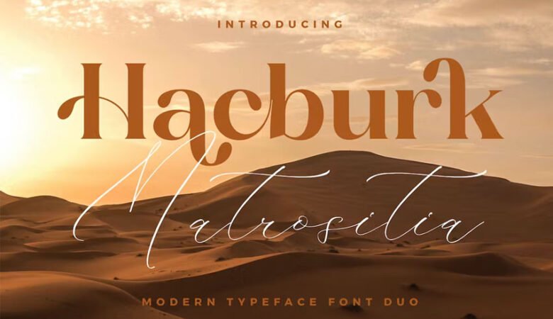 Hacburk Matrositia Font