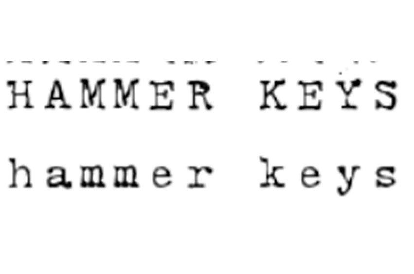 Hammer Keys Font