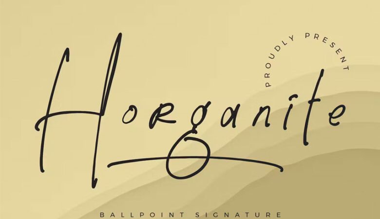 Horganite Font