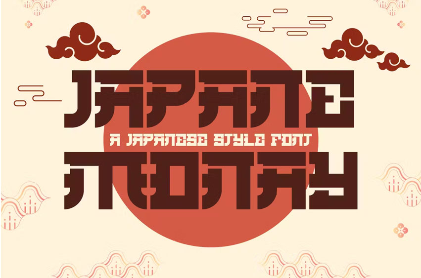 Japane Monay Font