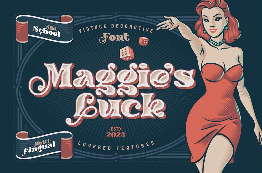 Maggie's Luck Font