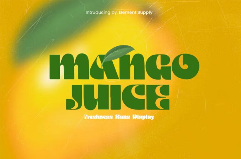 Mango Juice Font FreeDaFonts