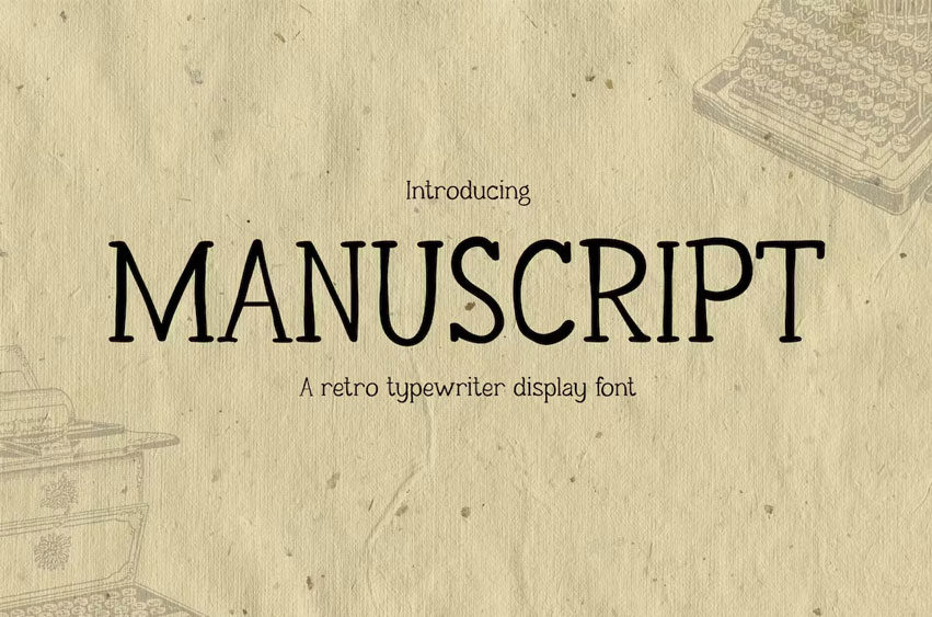 Manuscript Font