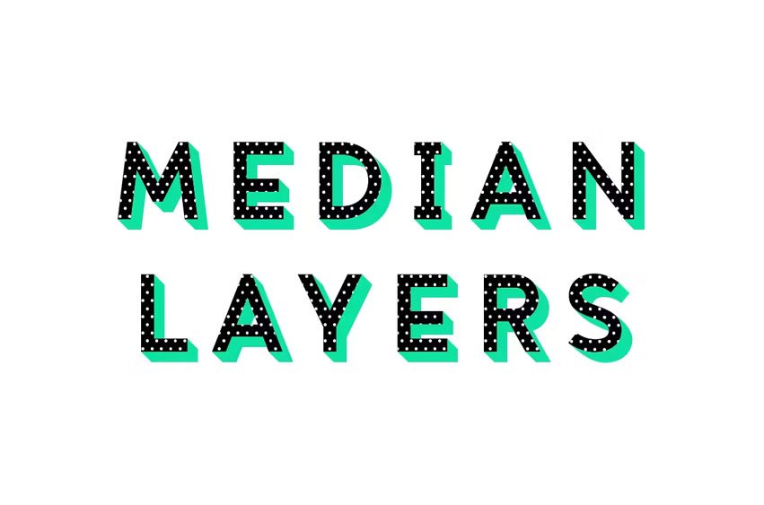 Median Layers Font