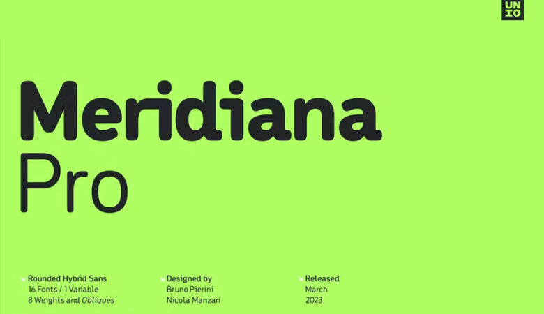 Meridiana Pro Font