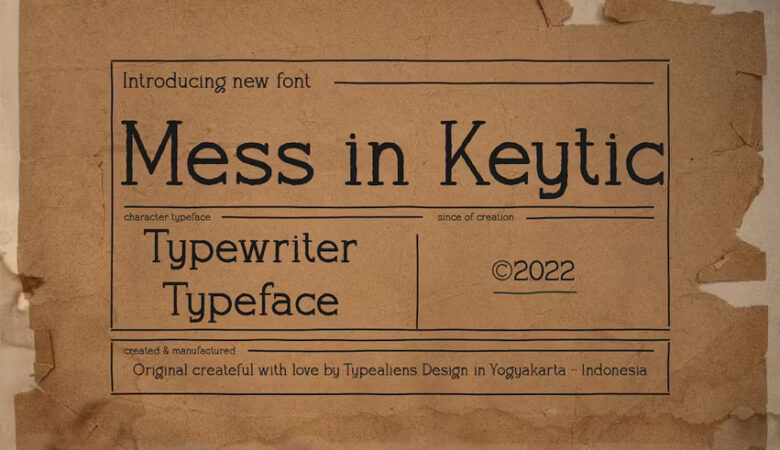 Mess in Keytic Font