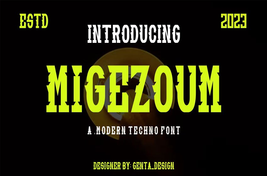 Migezoum Font