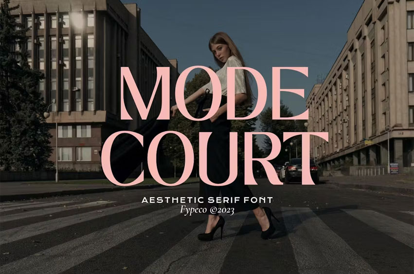 Mode Court Font