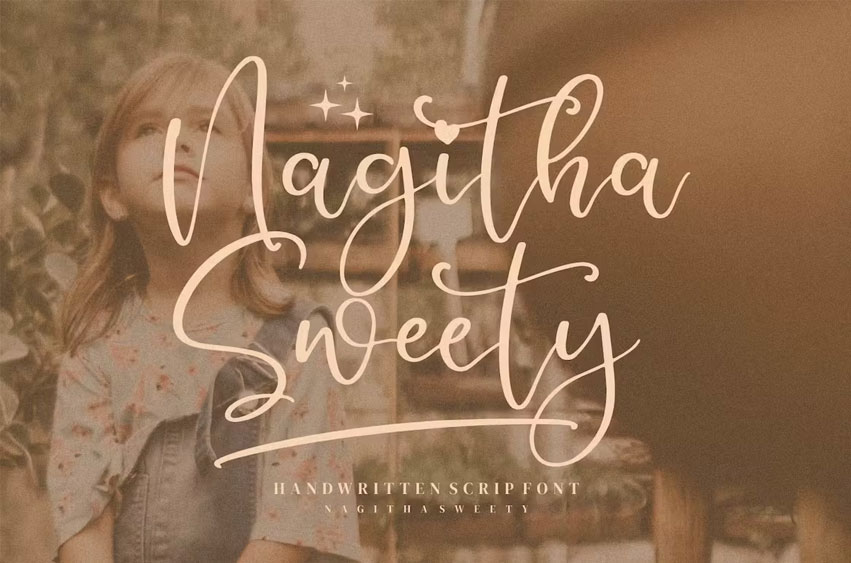 Nagitha Sweety Font