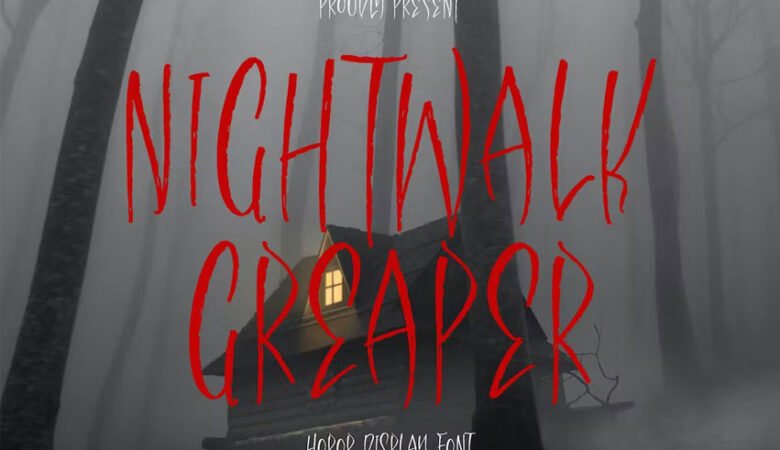 Nightwalk Greaper Font