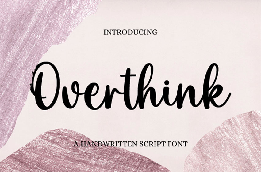 Overthink Font