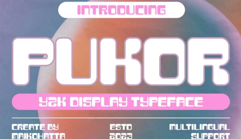 Pukor Y2k Font