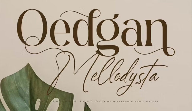 Qedgan Mellodysta Font