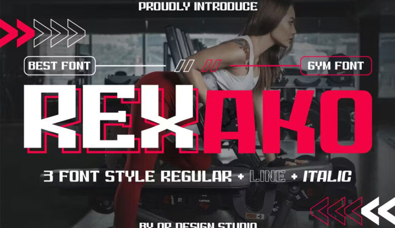 Rexako Sport Font