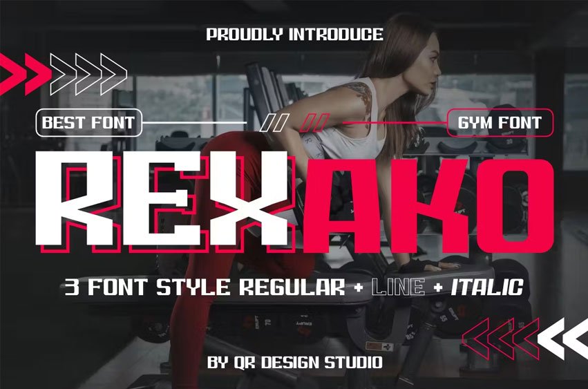 Rexako Sport Font