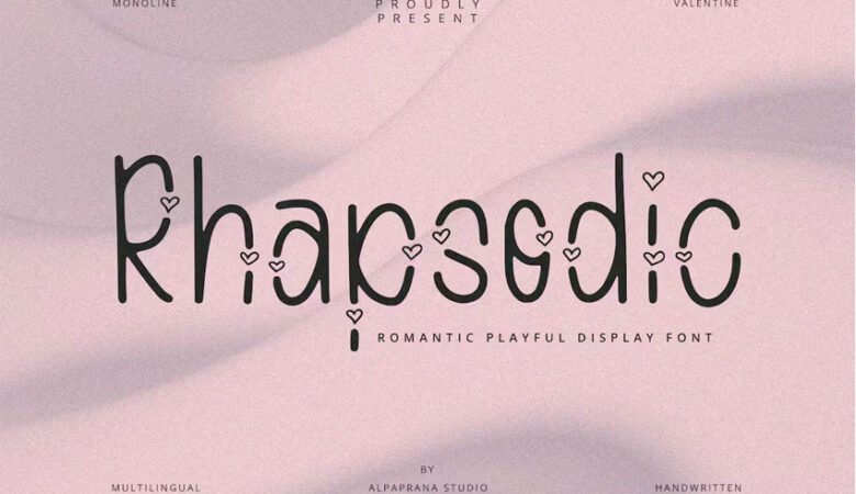 Rhapsodic Font