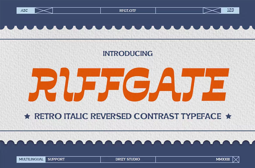 Riffgate Font