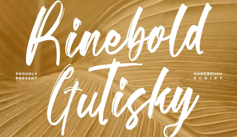 Rinebold Gutisky Font