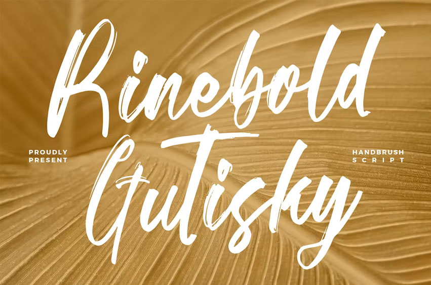 Rinebold Gutisky Font