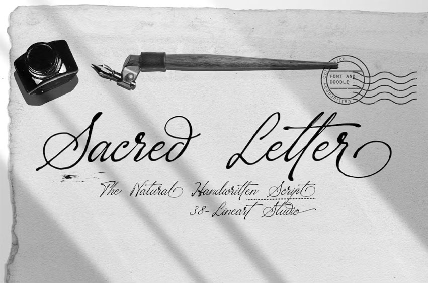 Sacred Letter Font