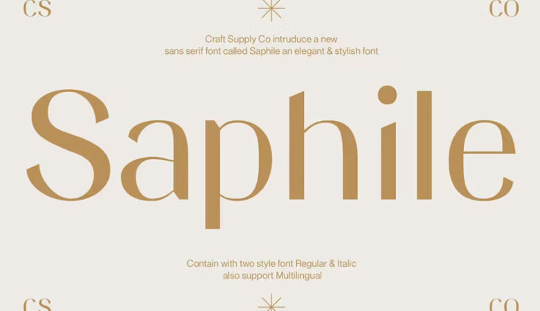 Saphile Font