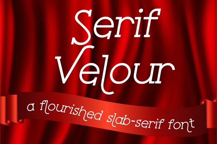Serif Velour Font
