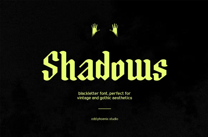 Shadows Font