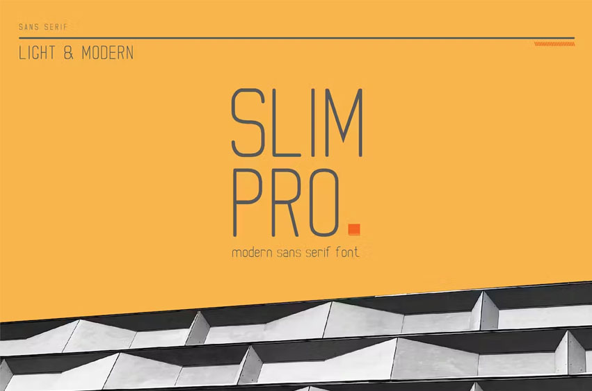 Slim Pro Font