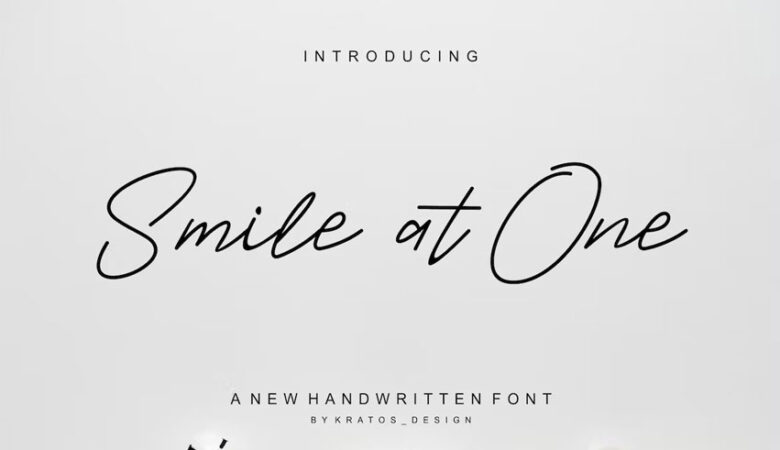 Smile At One Font