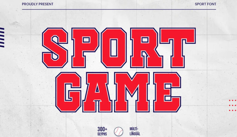 Sport Game Font