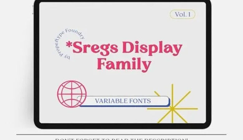 Sregs Font