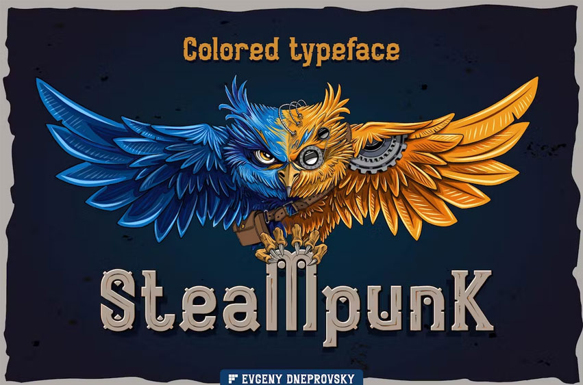 Steampunk Font