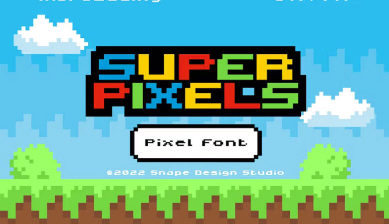 Super Pixels Font