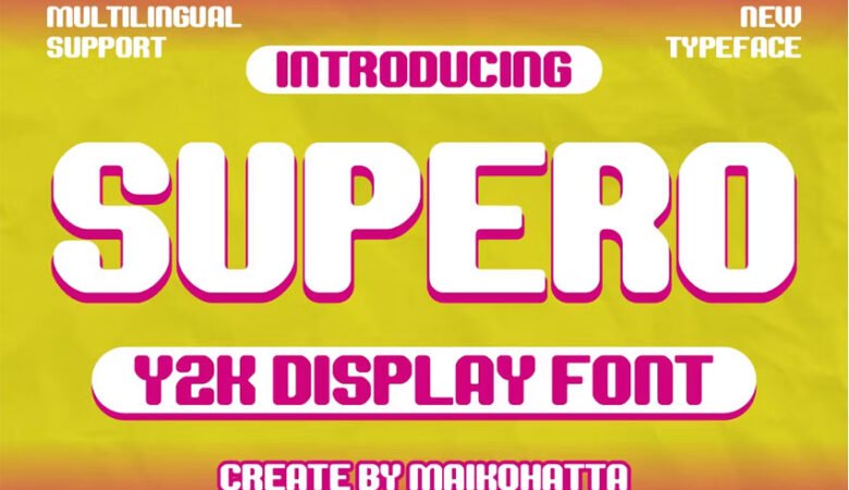 Supero Y2k Font