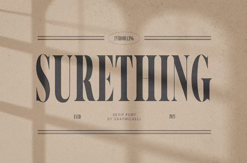 SureThing Font